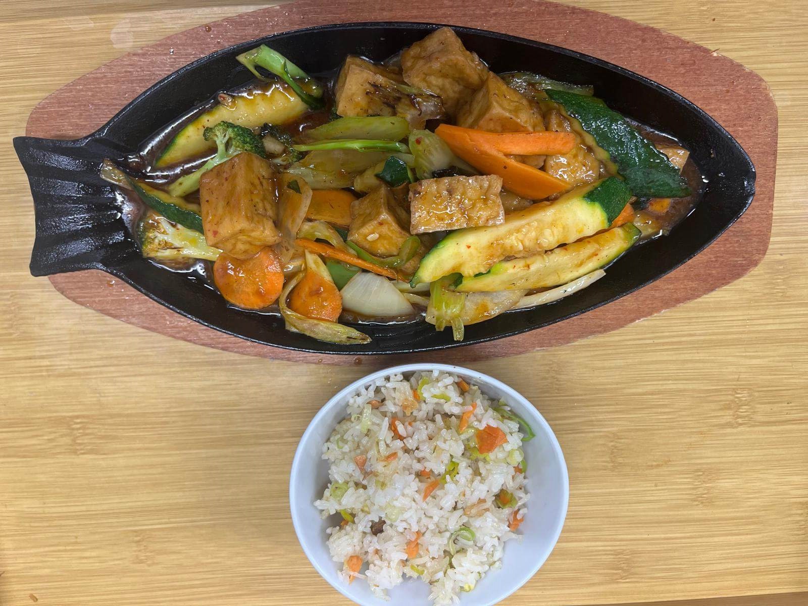 82 Tofu curry jaune
